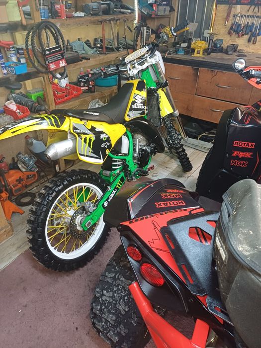 Cross suzuki rm125 motor kayo honda