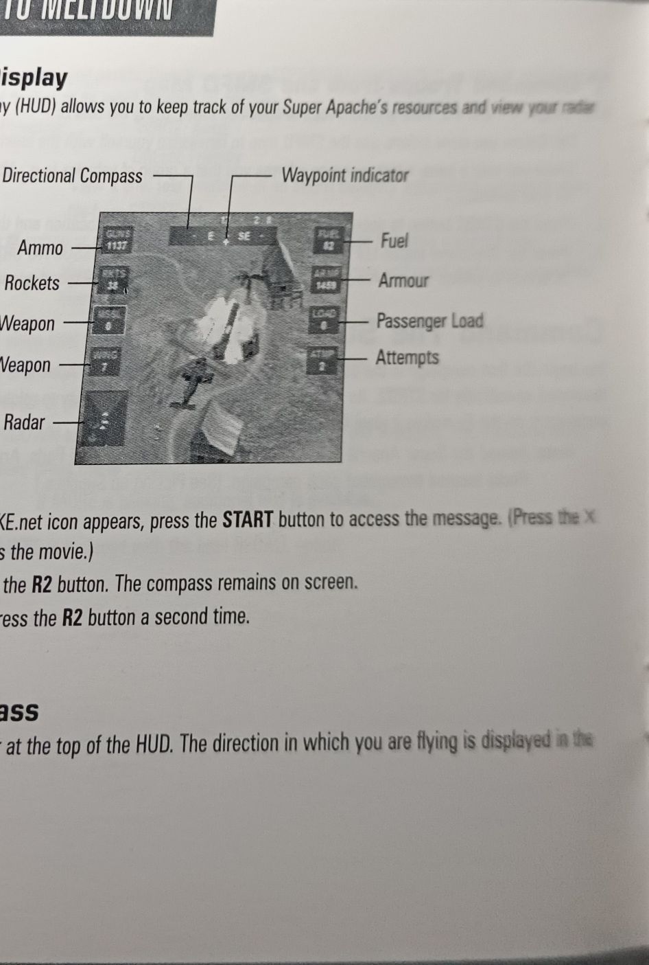 Ps1 Nuclear Strike psx ps1 Książeczka Manual Angielski