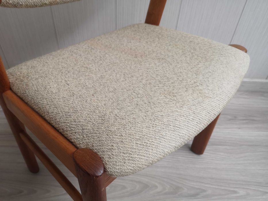 krzesło tekowe DANIA proj. Kai Kristiansen dla Schou Andersen lata 60