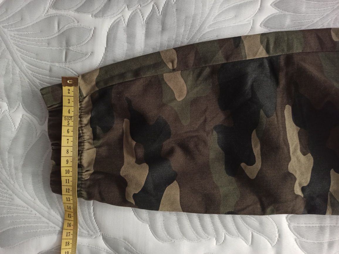 H&M damskie spodnie bojówki  military "cargo" rozmiar XS/ S/ EUR 34