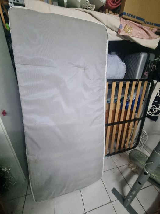 Cama Ferro Preto 90×200