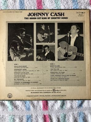 Album JOHNNY CASH - The Rough Cut King Of Country Music