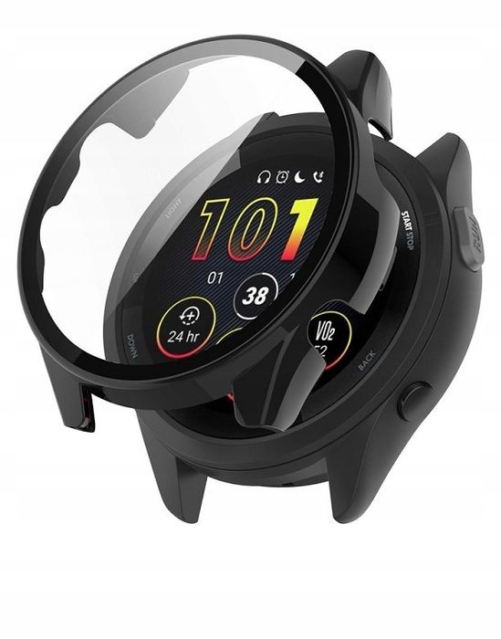 2 x Szkło + Etui Pełne do Garmin Forerunner 965