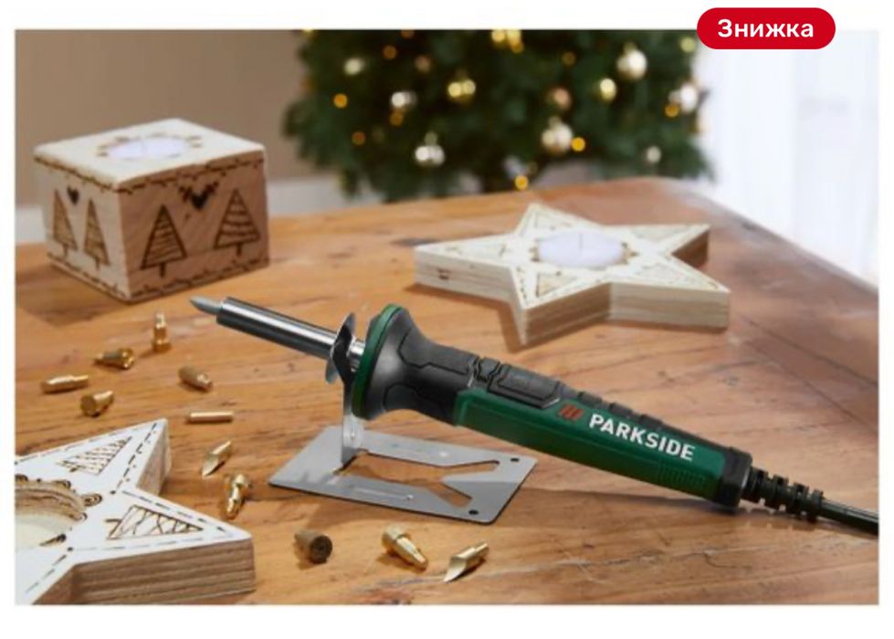 Паяльник,випалювач для дерева або шкіри  Parkside PBMK 30 A1