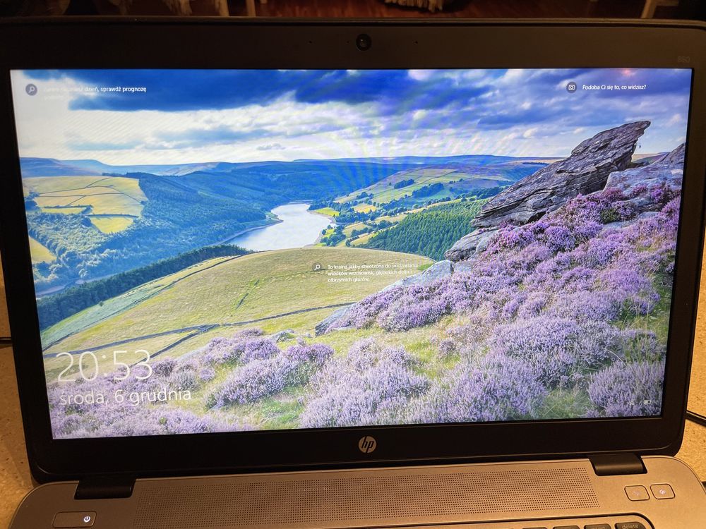 Laptop HP G2 EliteBook 850 16GB RAM CPU i5 256GB SSD stacja dokująca.