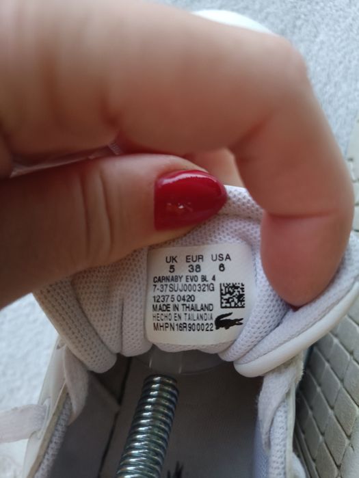 Женские кроссовки Lacoste р37.5-38