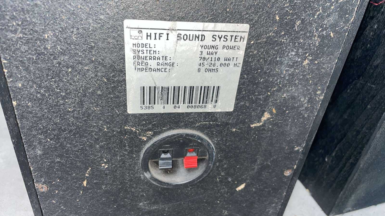 kolumny HIFI sound system 

YOUNG POWER