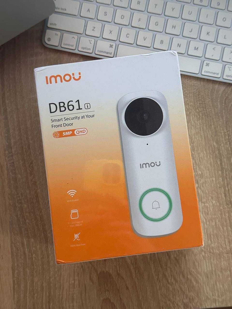 Новий відеодомофон Imou DB61i, wi-fi, ip камера, відеоспостереження