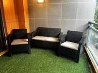 Conjunto de jardim + Mesa de apoio