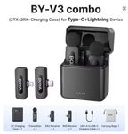 Bezprzewodowy mikrofon Boya BY-V3 Combo - (lightning, usb C,