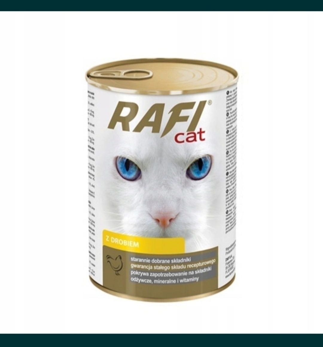 Rafi Cat Dolina Noteci 24x400 Puszka Mokra Karma dla Kotów Mix Rybą