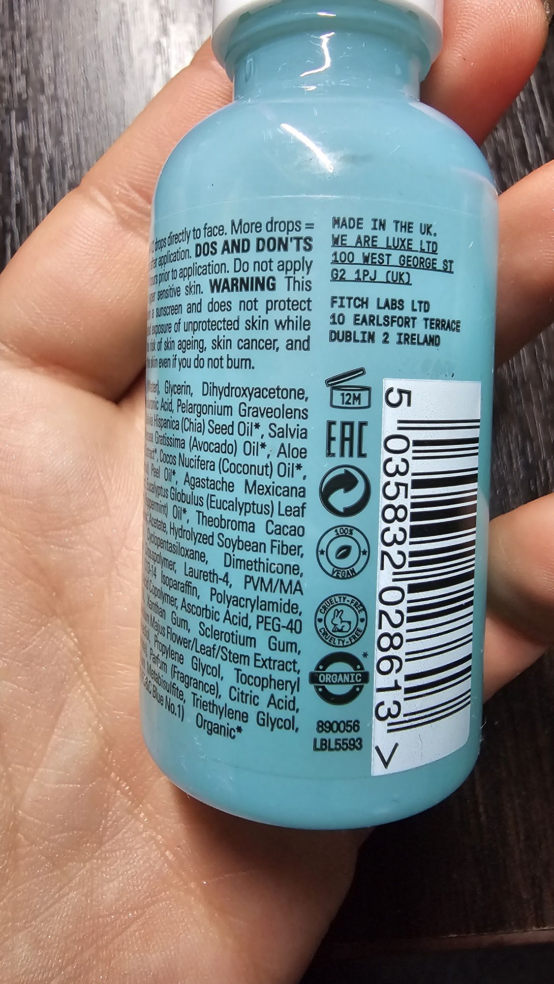 Isle Of Paradise, Hyglo Self Tan. Serum samoopalające.