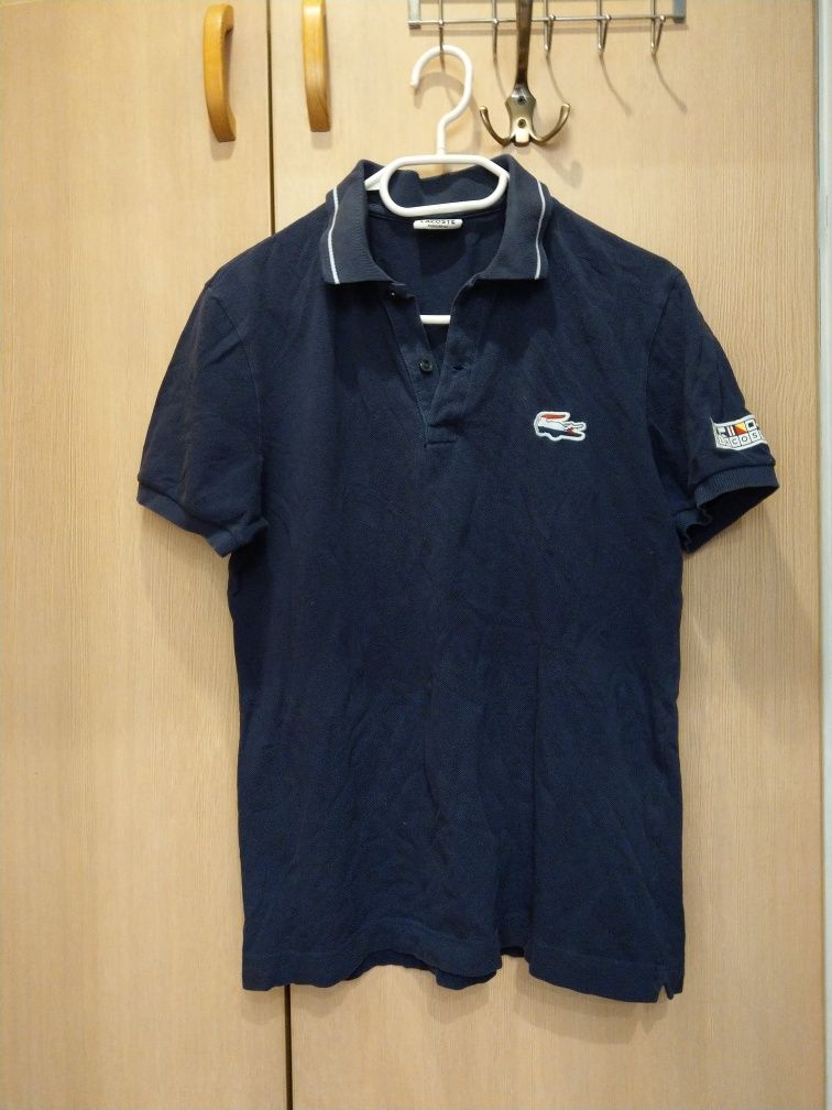 vintage koszulka polo Lacoste color logo regular fit(unisex)