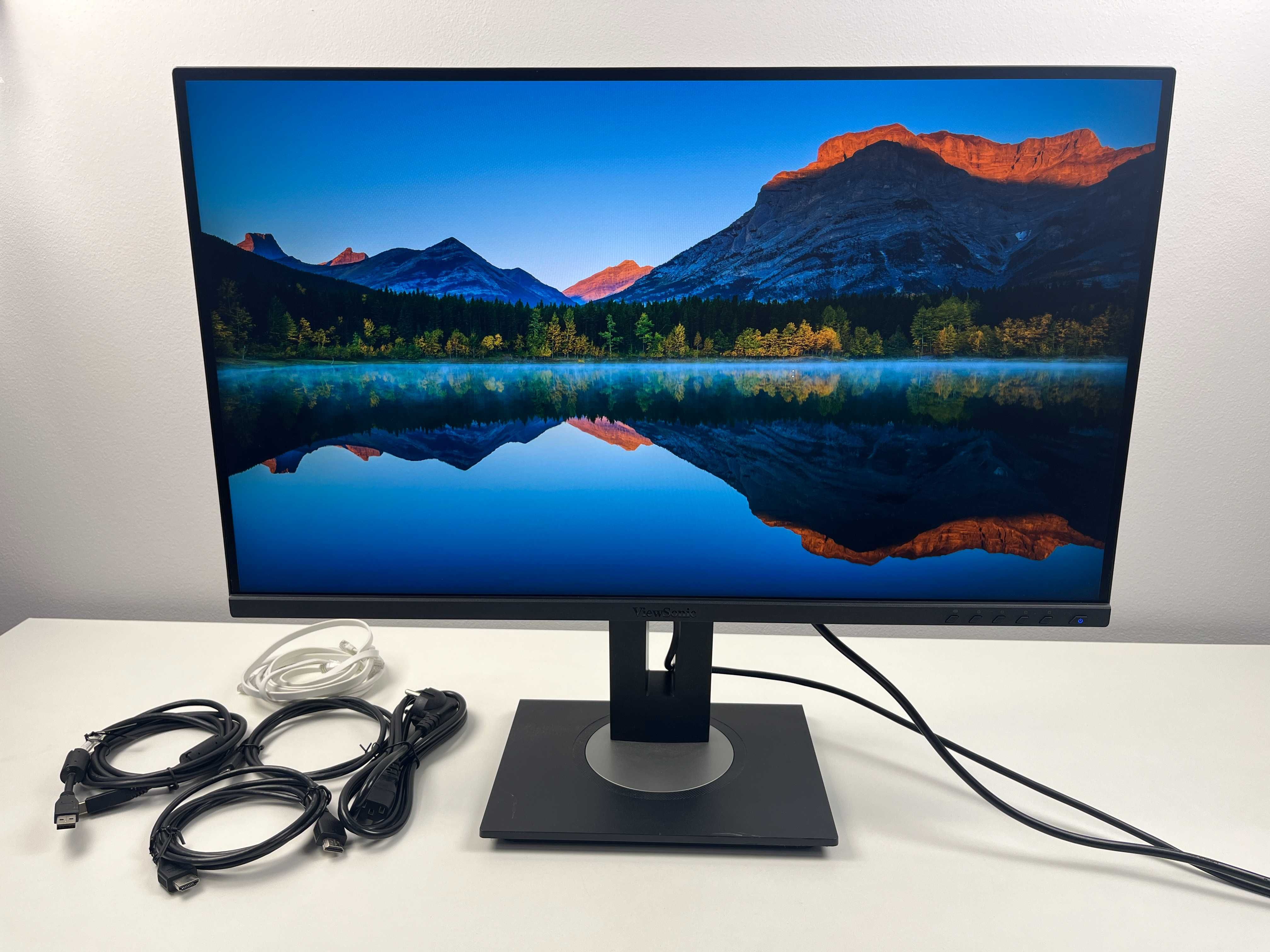 Монітор 27" ViewSonic VG2756 QHD 2560×1440 2K IPS USB-C HDMI DP RJ-45