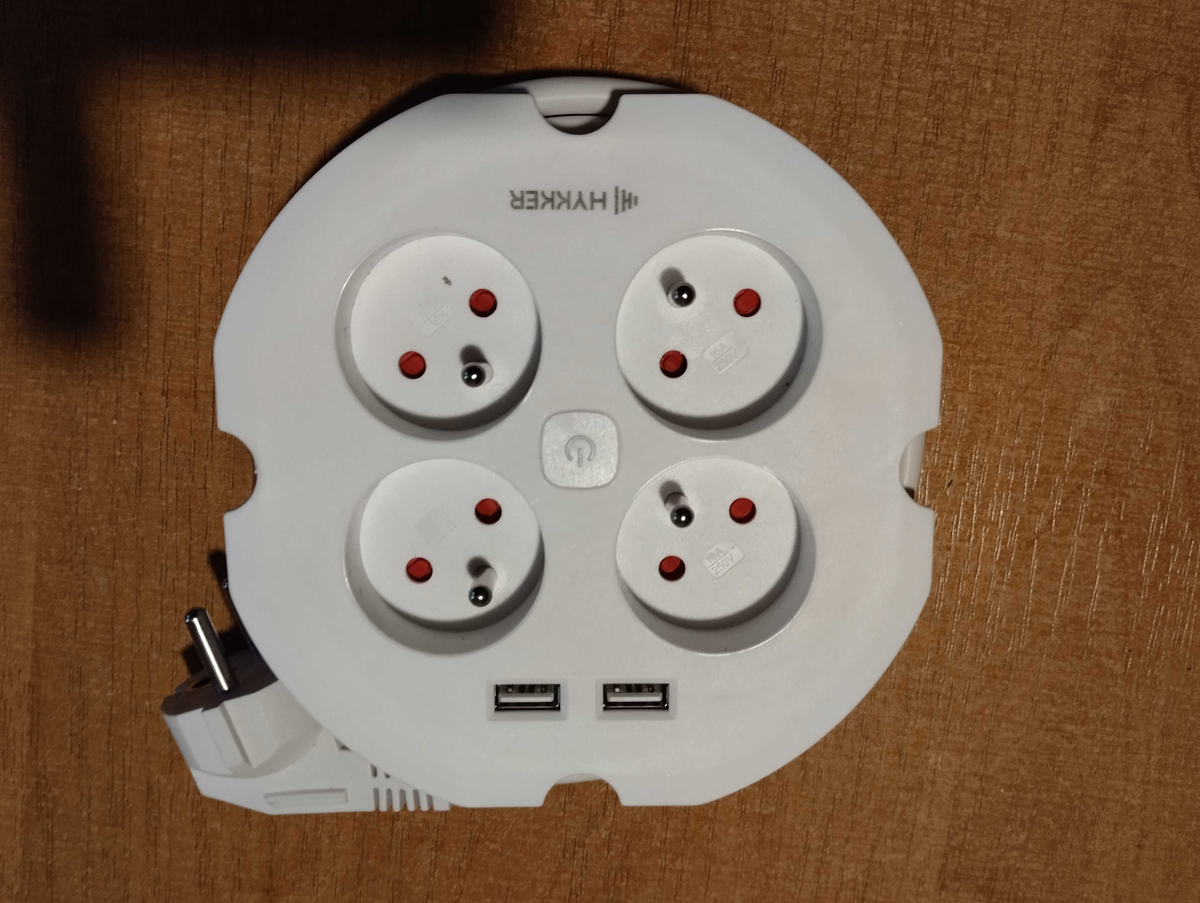 przedluzacz z zasilaczem usb