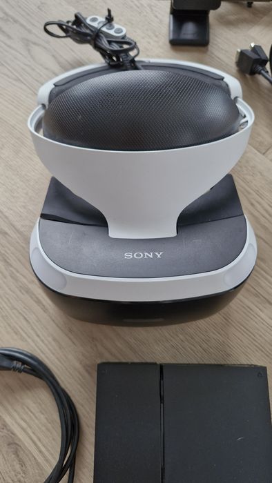 Gogle VR Sony PS4 zestaw + 3 gry stan BDB