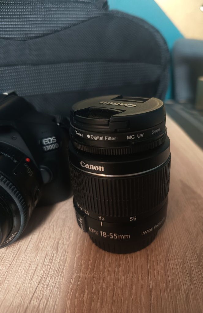 Canon EOS 1300D z dodatkami