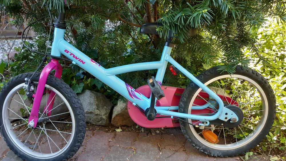 Rowerem Btwin dla dziecka