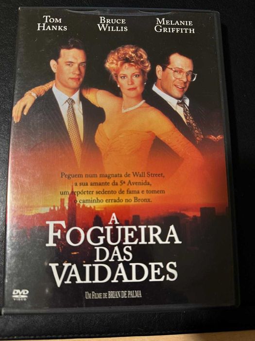 DVD do filme A fogueira das vaidades