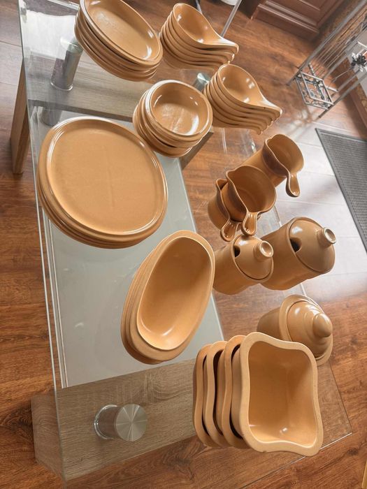 Zestaw Ceramika Bolesławiec kamionka