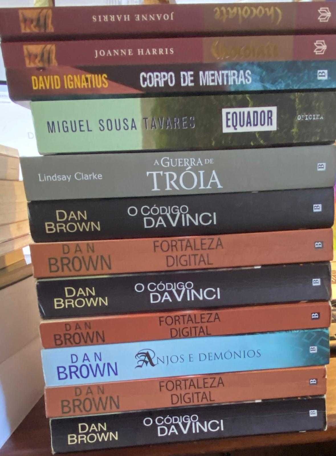 livros DAN BROWN e outros