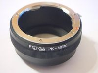 Переходник с объективов Pentax PK на Sony E (Nex) m4/3 (Mft,blackmagic