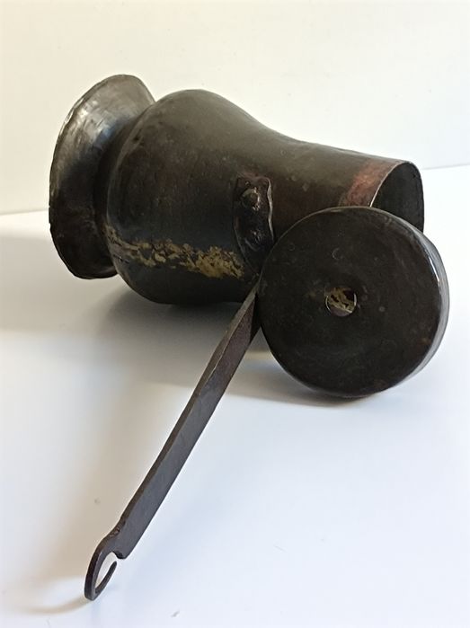 XVIII w. miedziane naczynie do czekolady.Ekspres .Muzealny ,kolekcja