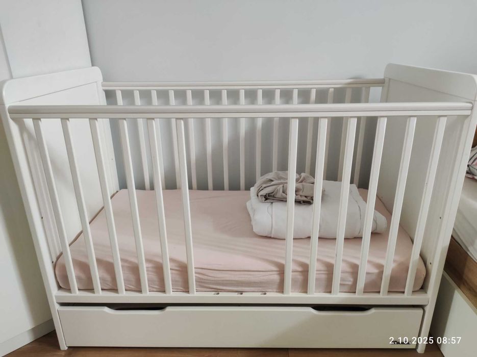 Łóżeczko 120x60 woodies country for z akcesoriami