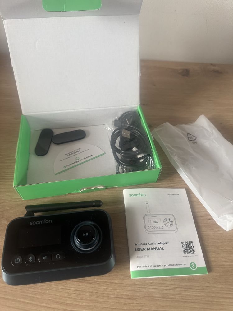 Adapter Bluetooth 3 w 1 Soomfon- NOWY