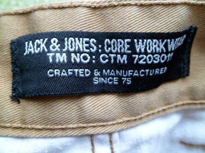 Jack&Jones spodnie męskie 'skręty" rozmiar 34/32