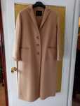 Massimo Dutti płaszcz wełniany 42