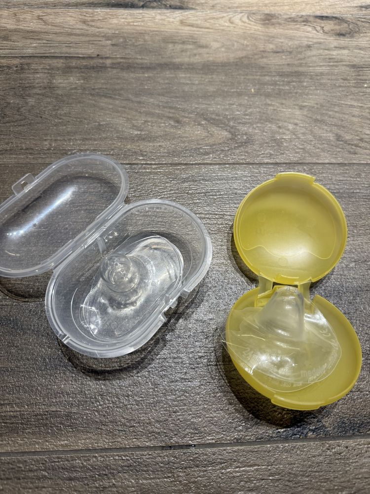 Nakladki na brodawki Medela L + Canpol babies M/L