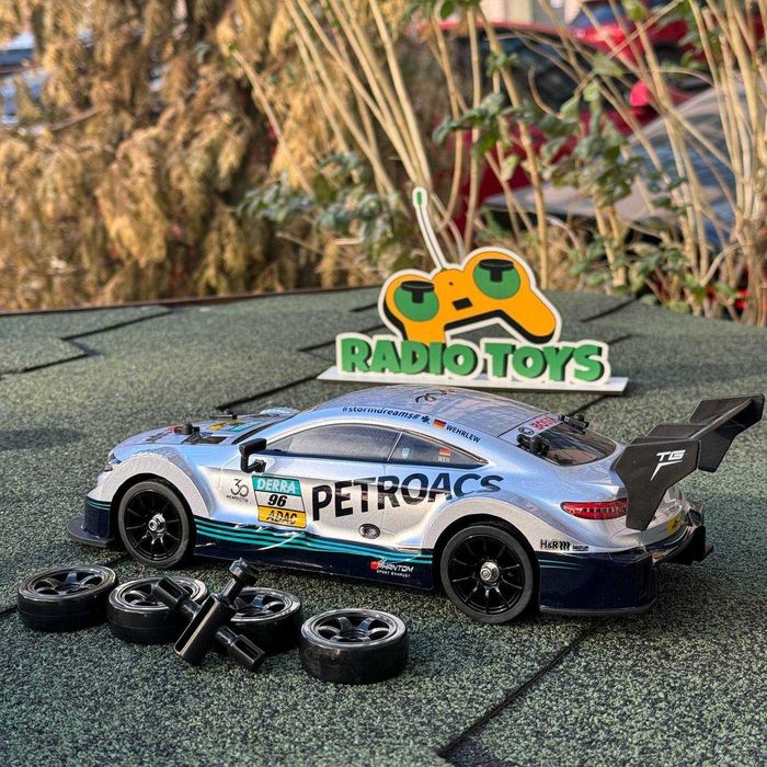 Дрифт машинка на радиоуправлении Mercedes AMG C63 Silver 30 км/ч Дрифт