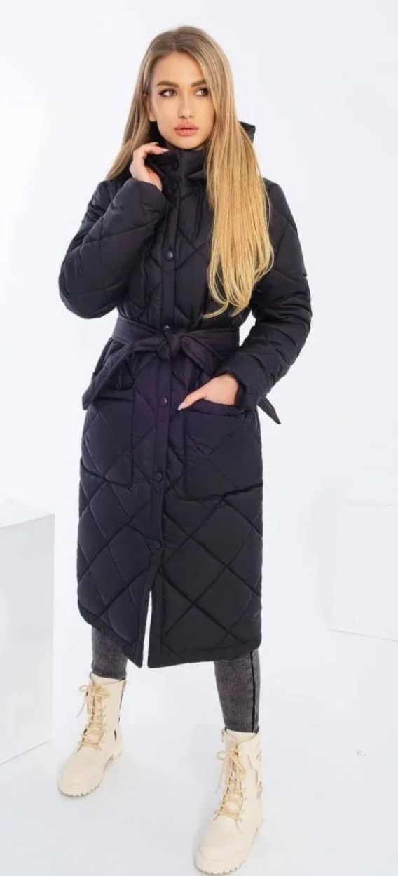 Продам женское пальто зима стеганое