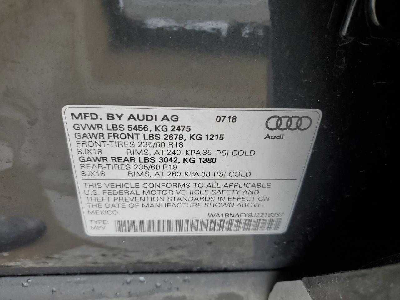 Audi Q5 Premium Plus 2018