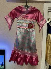 Платье принцессы Дисней Мулан 5-6 лет 110-116