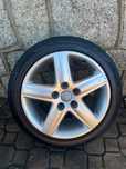 Felgi aluminiowe Audi 17” + opony Hankook 225/45 R17 – komplet, A4 B5