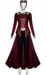 Damski kostium Wanda Maximoff Scarlet Red Witch Crown Cosplay roz. L