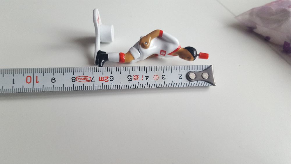 Kolekcja figurek piłkarzy