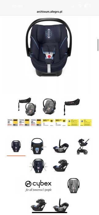 Cybex Gazelle S bliźniaczy + 2 foteliki  Cybex Aton 5 0-13kg + baza