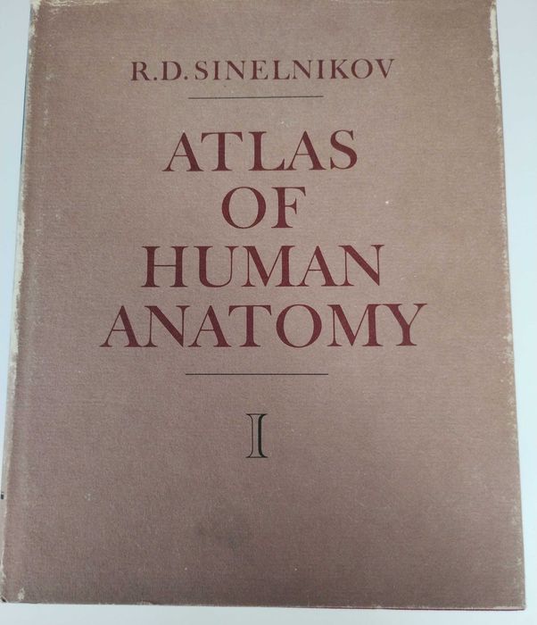 ATLAS OF HUMAN ANATOMY R.D.Sinelnikov komplet, 1, 2 i 3 tom