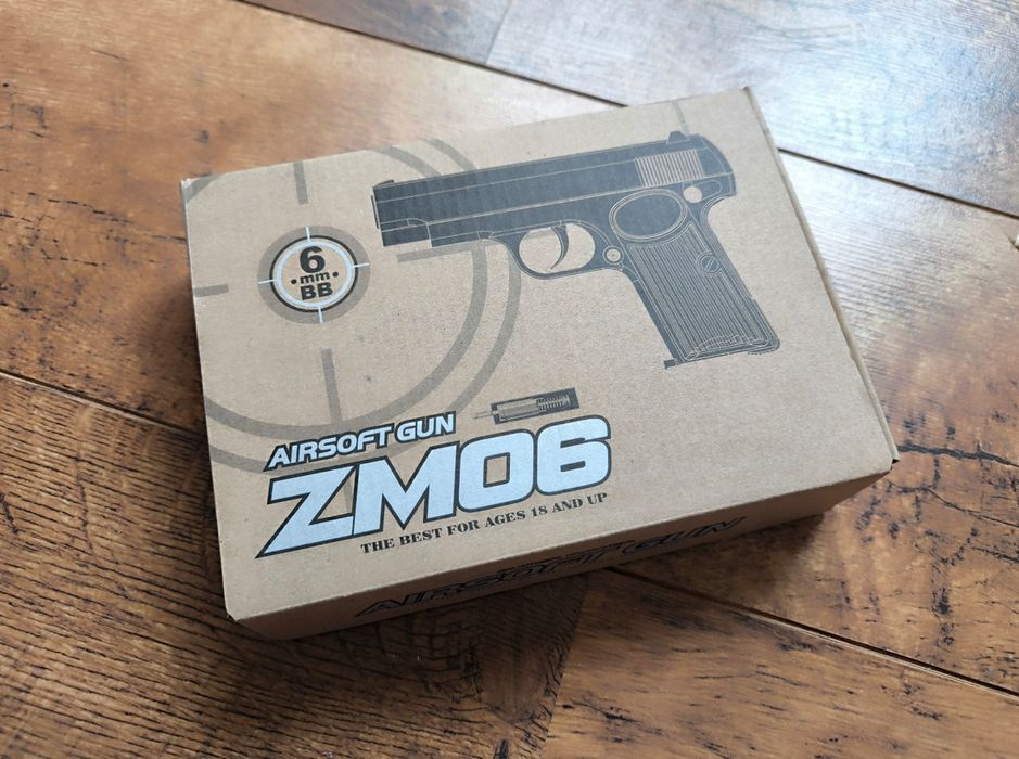 Детский пистолет Zm06 спринговий пистолет Cyma игрушка зм06