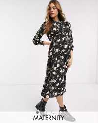 Нова сукня міді для вагітних в квітковий принт L-XL 48-50