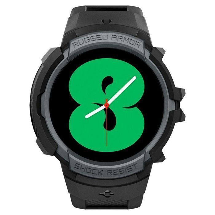 Pasek Sportowy Spigen Rugged Armor Pro do Galaxy Watch 4/5 44 mm Szary