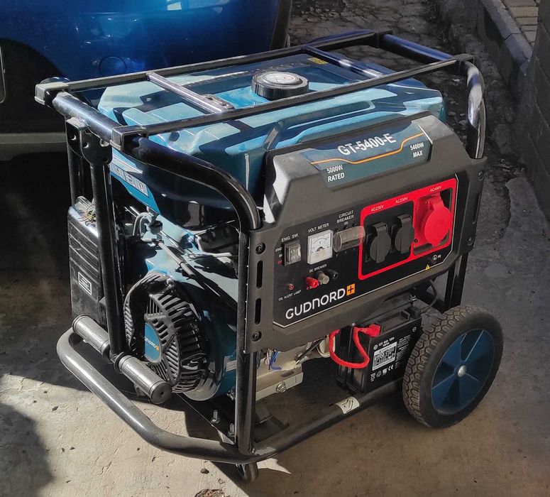 Генератор бензиновий Gudnord+ GT5400-E