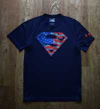 Мужская спортивная футболка свитшот худи Under Armour Superman M-L