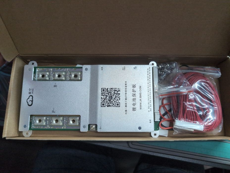 Активний балансир JiKong + BMS JK-B2A24S30P для акумуляторів LiFePO4/N