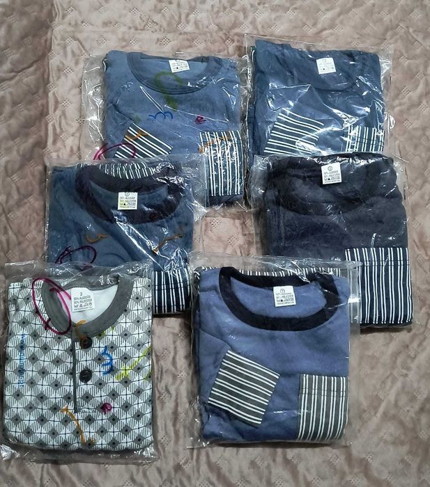 Pijamas, casacos e sobretudo infantil