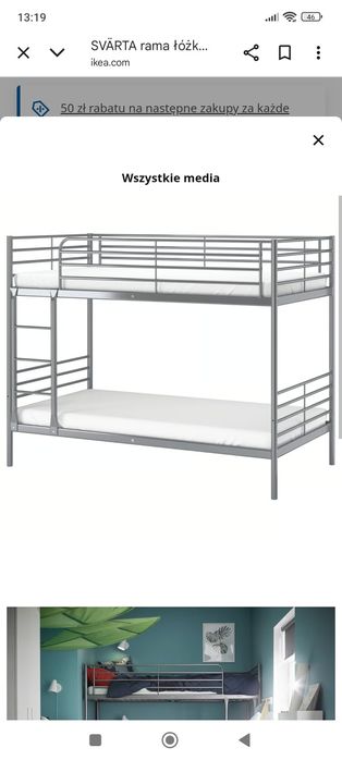 Łóżko piętrowe dla dzieci