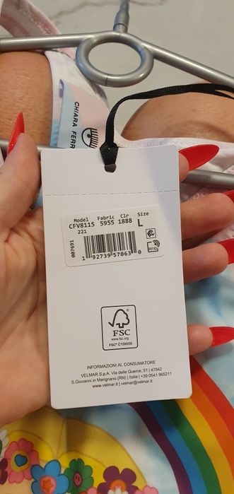 Stroj kapielowy Chiara Ferragni nowy L